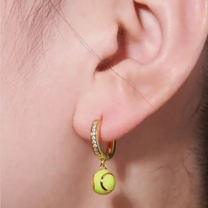 womens s925 zirconia earrings 18k golden plated cubic synthetic zirconia studs with green golden accents elegant for everyday special occasions 2